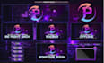 create a professional twitch overlay stream package
