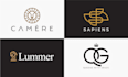 modern minimalist luxury logo design