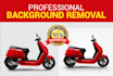 do background removal or transparent images in 24hrs