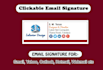 create clickable  gmail signature
