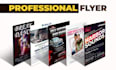 create professional flyer for you in 6h