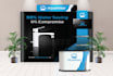backdrop design, tradeshow booth, rollup banner