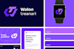 do a modern logo design and brand style guidelines