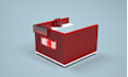 design 3d trade booth design, kiosk and exhibition stall