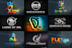 do mind blowing modern minimalist 3d business logo design