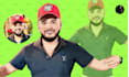 draw cartoon vector portrait from your image