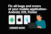 fix API level issues, app bugs, and recover jks for play console