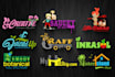 do professional creative modern 3d business logo design