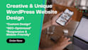 design and develop a professional wordpress website