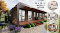 design 3d  modular houses, trailer houses , container houses