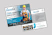 design hvac, electric, handyman, plumber, moving postcard, flyer and door hanger