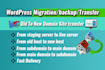 migration, transfer, old host to new host, backup in wordpress site