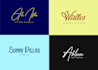 do font based, hand lettering logo creation