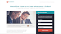 create high converting responsive landing page