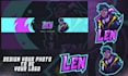 create professional mascot logo for twitch, nft, youtube