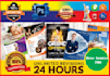 design professional poster, flyer, banner in 20 hours