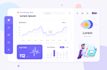 design a saas dashboard or web app UI in figma