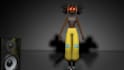 create a 3d dancing character