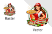 vectorize, redesign, cleanup, update and convert to vector