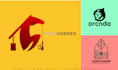 design 2 modern minimalist logo for your business