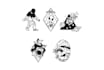 make professional line art illustration for logo, coloring book, and merchandise