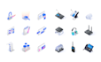 design cool custom 3d isometric and vector illustration