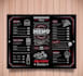 create a professional restaurant menu