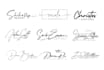 design signature handwritten logo