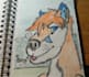 hand draw a canine furry character