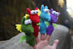 crochet dragon finger puppets for you