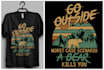 do creative typography tshirt design for pod