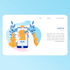 create amazing flat illustration for web or apps, etc