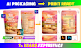 do a pixelperfect packaging and box design