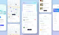 do mobile app UI UX design, figma app design