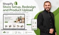 build shopify store design redesign or dropshipping website