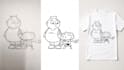 trace kids drawing into a clean digital illustration for print and merch