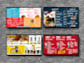 design animated digital menu board for a restaurant or cafe
