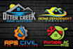 design real estate,property,home, construction,plumbing  logo