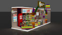create 3d exhibition stand, kiosk design,booth