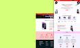 build responsive wordpress website design and web design