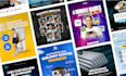 create professional social media post design for your brand