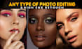 do photo editing, photoshop, headshot retouch