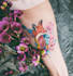 create a watercolor tattoo design