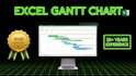 create microsoft excel project schedule gantt chart timeline