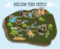design 2d flat and 3d isometric map