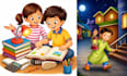 illustrate children story book illustrations cartoon style