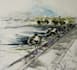 draw freehand landscape scenery drawings