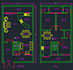 provide 2d floor plan in auto cad