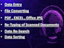 provide accurate data entry web research file conversion