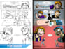 do the comic coloring with best quality